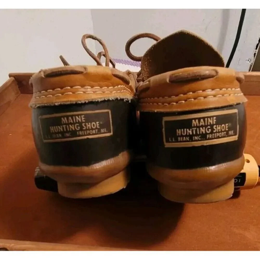 LL Bean  Size 6 Maine Hunting Shoe‎ Duck Boots Leather Made In USA
